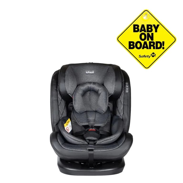 Silla auto convertible I-Giro 360 y Baby on board