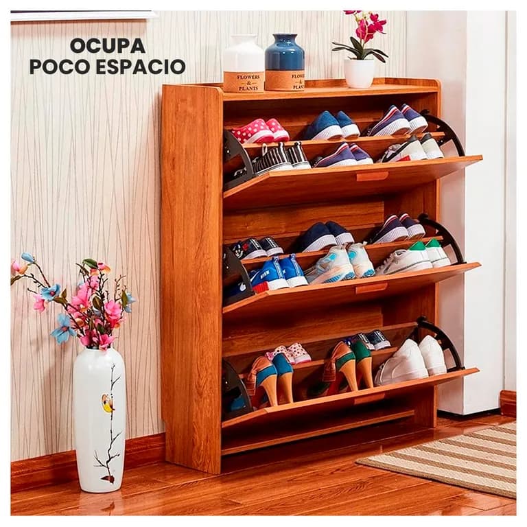 Mueble Zapatero Organizador Estante para Zapatos VTRIN - Marron - Tamano Unico