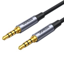 Cable de Audio Plug 3.5mm 4 Polos M/M (Compatible con Microfono) 1 Metro AV183