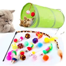 Set De 21 Juguetes Gatos, Raton, Anti Estres, Bolas Y Otros