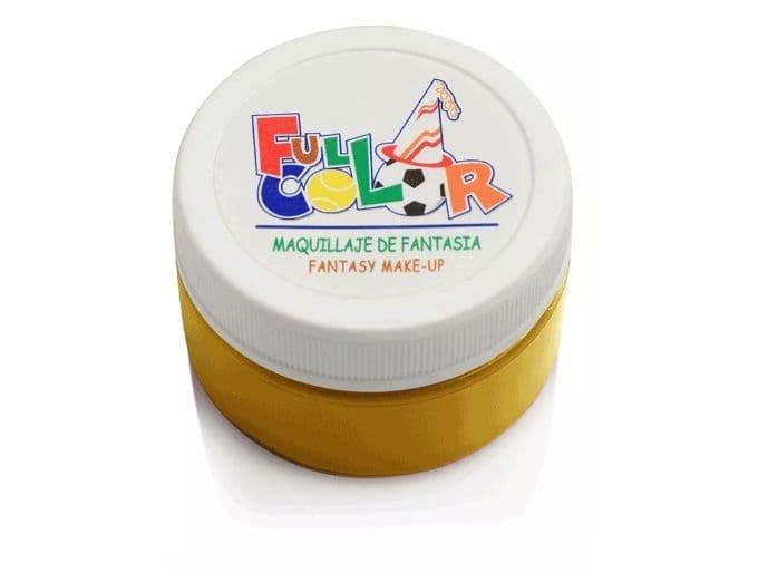 Pintura - Maquillaje Pote Amarillo De Cuerpo Y Cara Full Color.