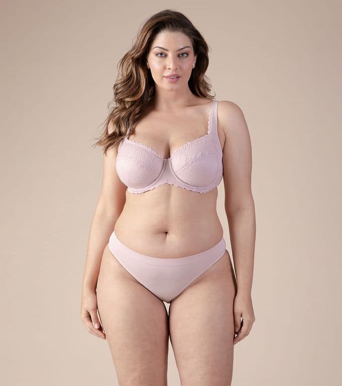 Calzon Tanga Cintura Baja 70221 Rosa M
