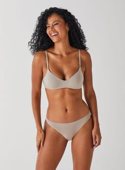 Calzon Tanga Cintura Baja 70221 Beige L