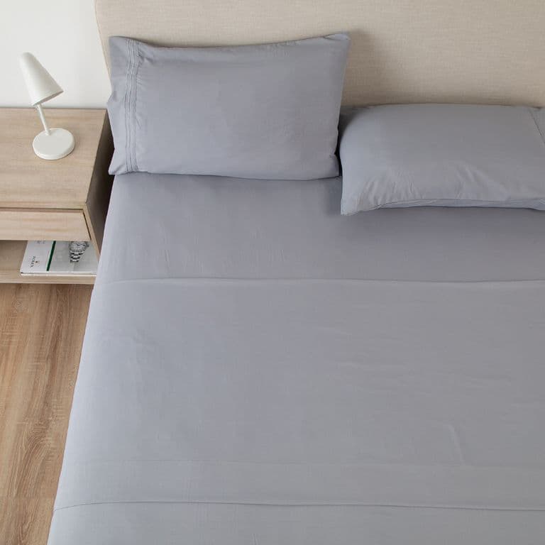 Sabana Hotel Ultra Suave Funda Bordada - Gris - king Gris ...