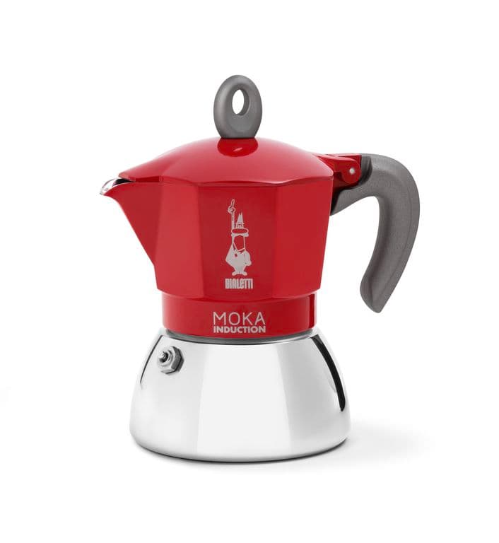 Moka Induccion Roja 6 Tazas 280ml