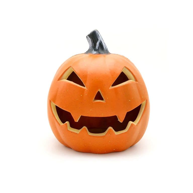 Calabaza Con Luz Led 23 X 22 Cm Decoracion Halloween