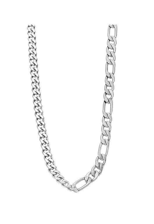 Collar LS2303-1/1 Hombre Men In Black Plateado TALLA UNICA