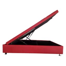 CAMA BAUL 2M FUNCIONAL LINO BURDEO FULL
