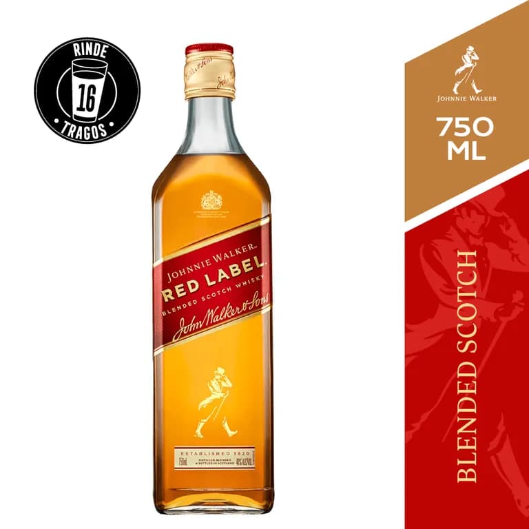 Whisky Red Label 40 750Cc