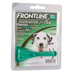 Frontline Plus Pipeta Perro De 20 A 40 Kg Pulga Y Garrapata