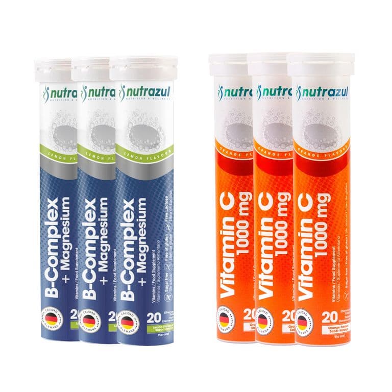 Bcomplex - Magnesio (3) + Vitamina C 1000 mg (3) - Pack 6 unidades..
