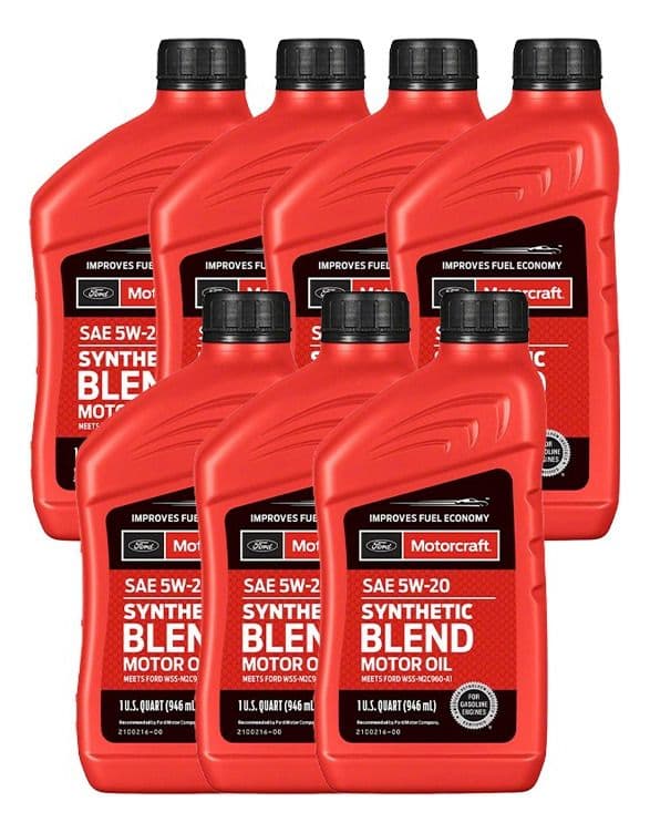 Aceite Genuino Motorcraft Sae 5w20 (7 Unidades) 6.6 Lt
