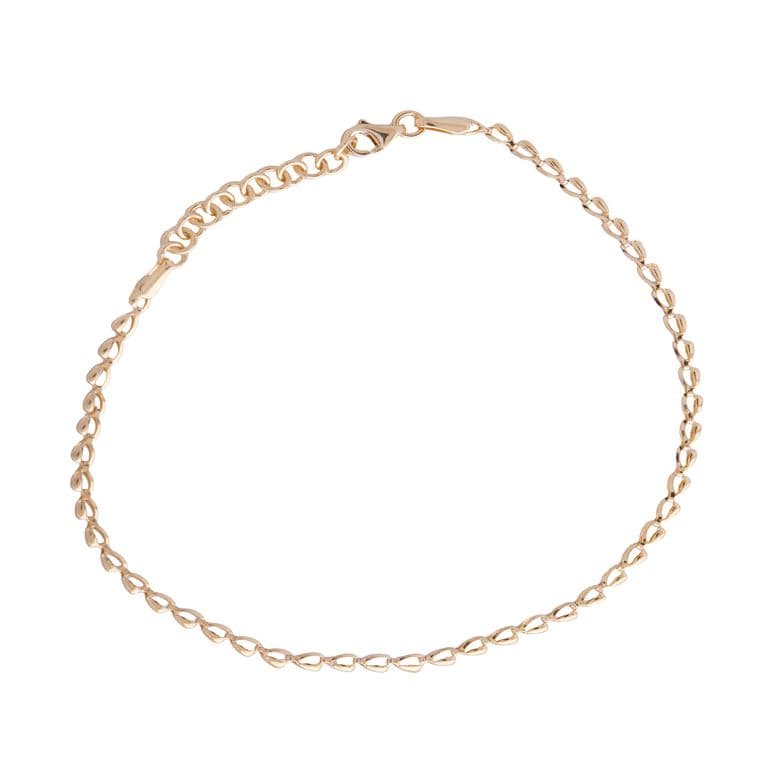 Pulsera de Oro 18kt Espiga Fina Amarillo 21
