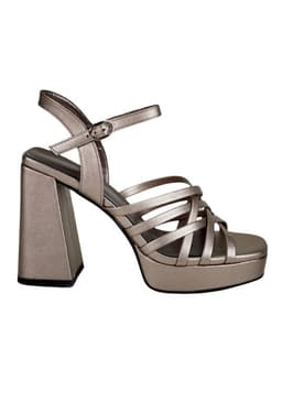 Sandalia Azahar Plateado Plateado 36