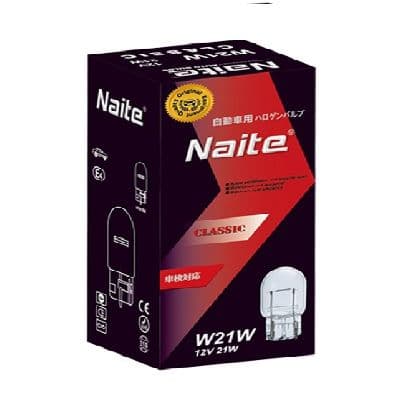 Ampolleta Auto 10u Naite Bombilla Halogena T20 W21w 12v 21w