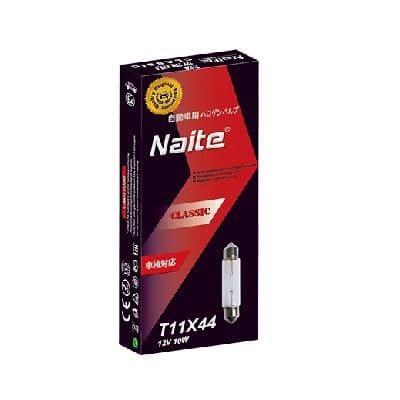Ampolleta Auto 10unid Naite Bombilla Halogena T11x44 12v 10w
