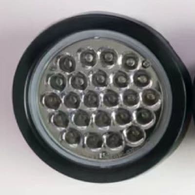 4" Diametro Farol de 37 LED Multivoltaje Blanco