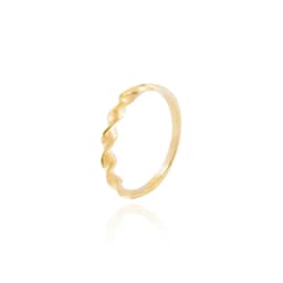 Anillo de oro 18kt Espiral, liso Amarillo 11