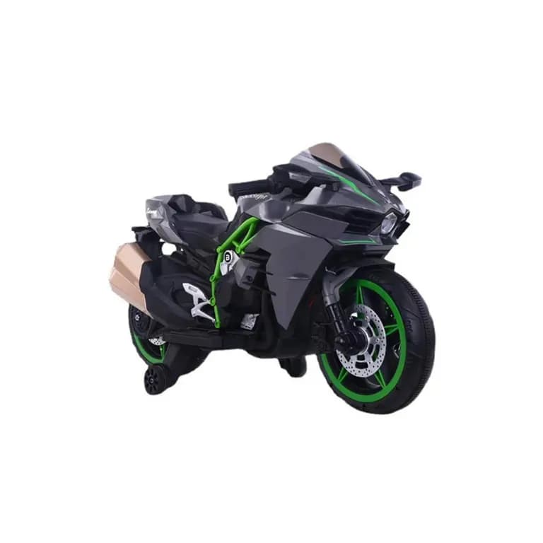 Moto Electrica Alta Gama Luces Led Y Sonidos Negra