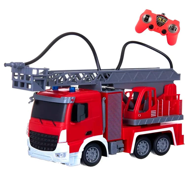 Camion de Bomberos a Control Remoto con Lanza Agua