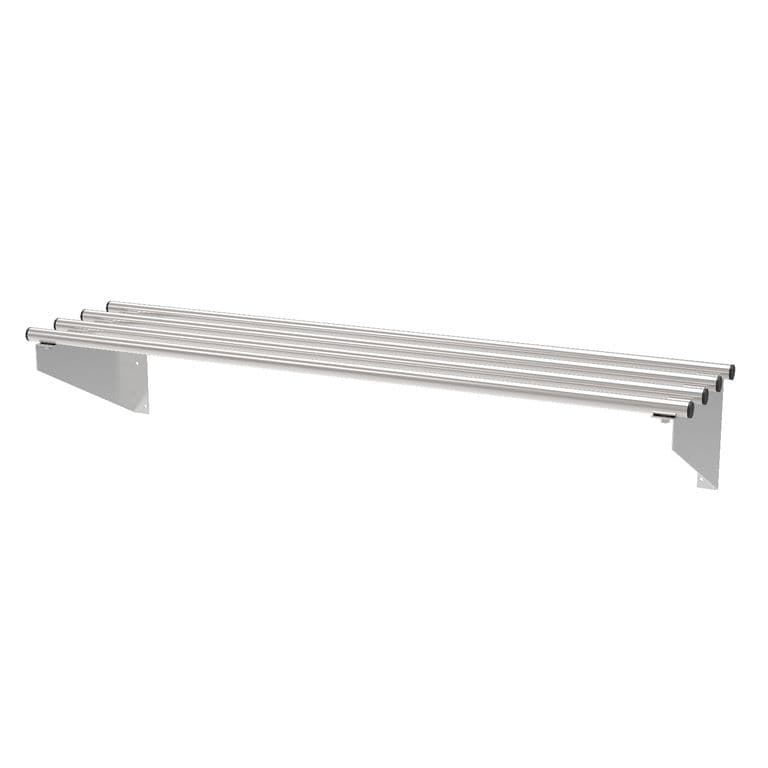 Repisa Tubular 150x30 cm Pasa Bandejas Acero Inoxidable