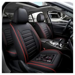 Funda Cubre Asiento Ecocuero Set 5 Asientos Luxury