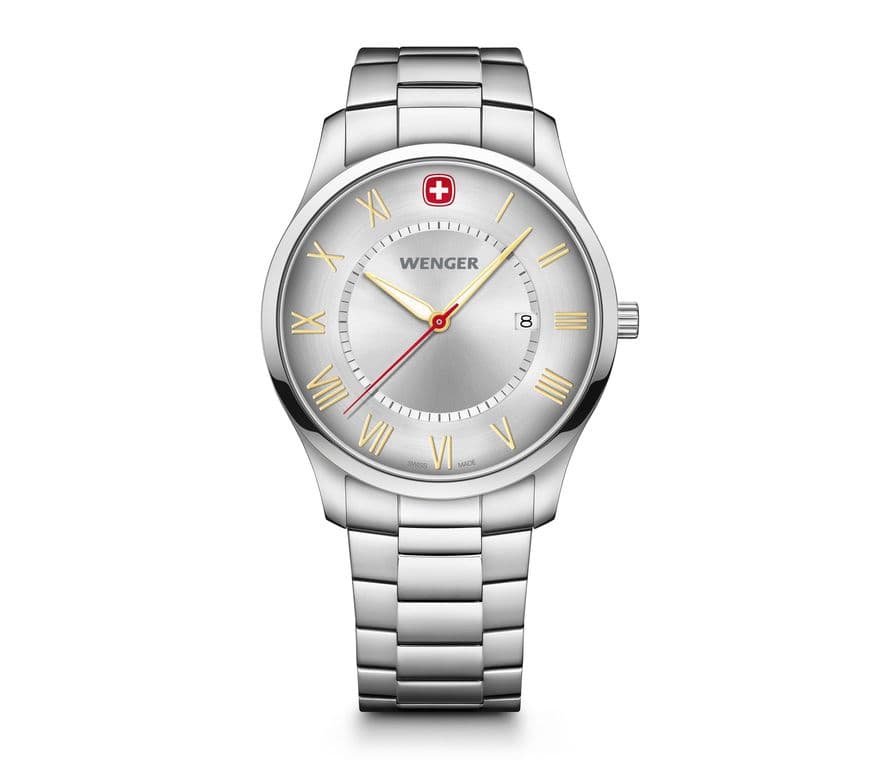 Reloj City Classic correa de acero plateado Plateado TALLA UNICA