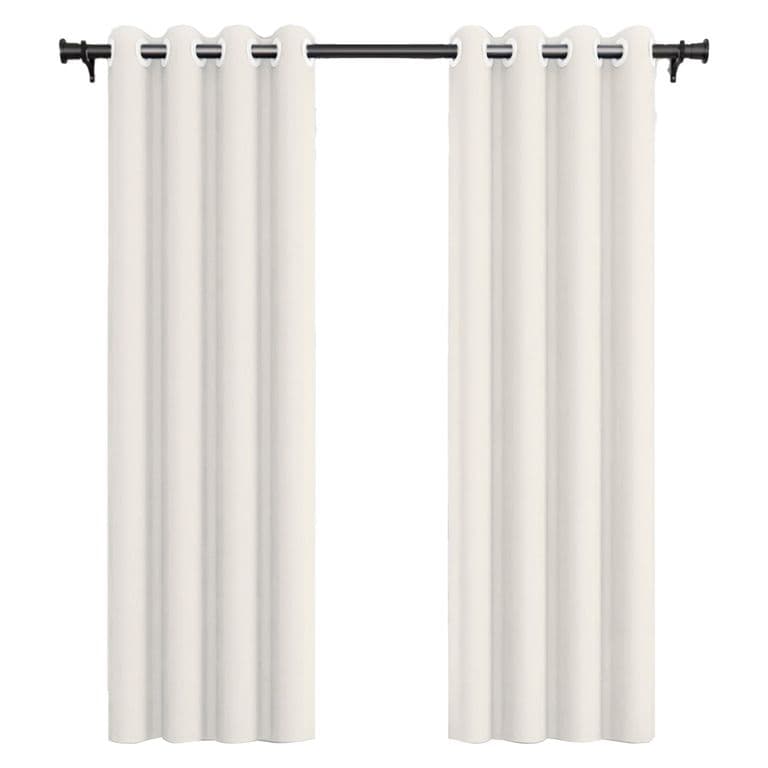 Cortina de Tela Blackout Blanca 140x220