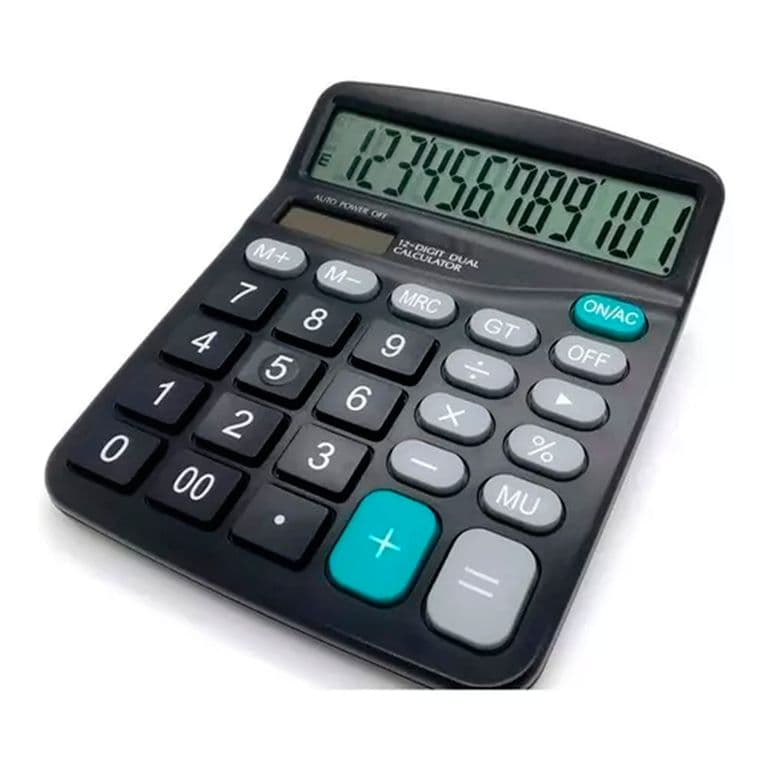 Calculadora De Numeros Grandes 12 Digitos kk-837