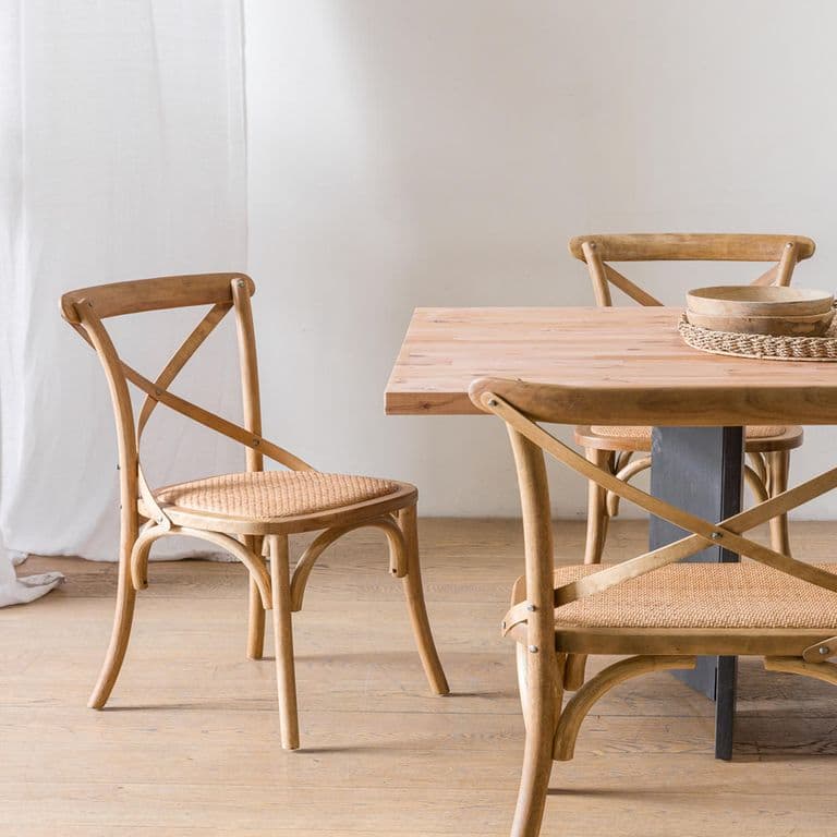 Silla Veracruz Natural Sh Amoble Castano