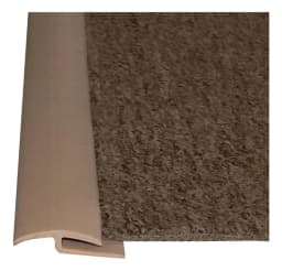 Cubrejunta Alfombra Tipo J Beige 35x2 Mm 1 Mt 10 Un