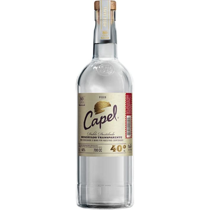 Pisco Doble Destilado Blanco 40 700Cc