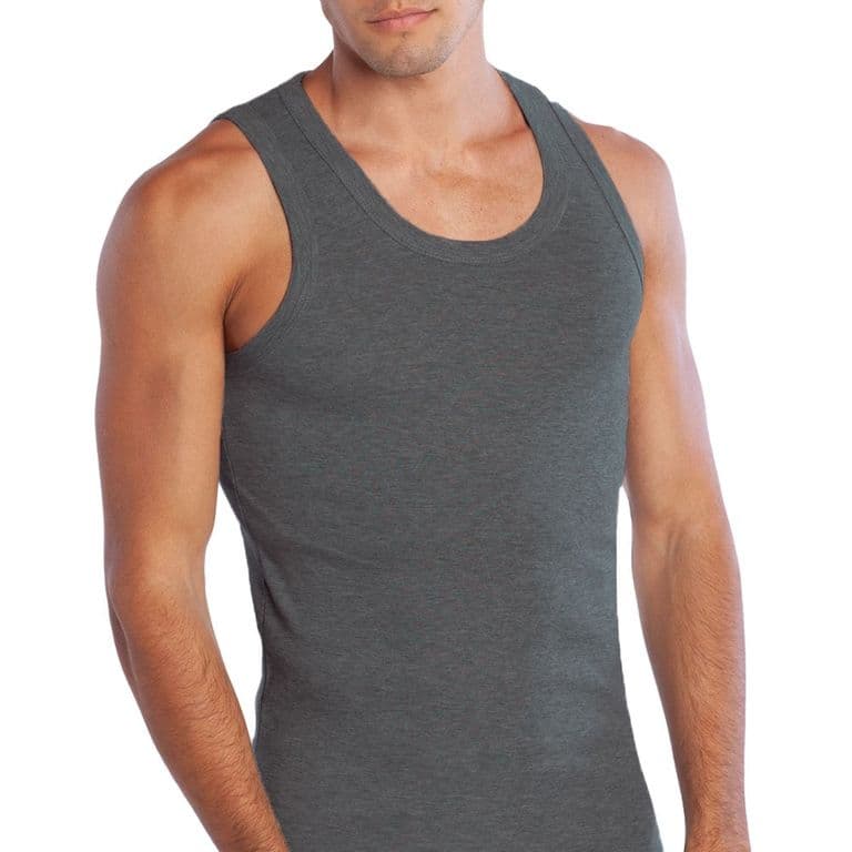 Camiseta Algodon Musculosa Marengo Gris Oscuro S