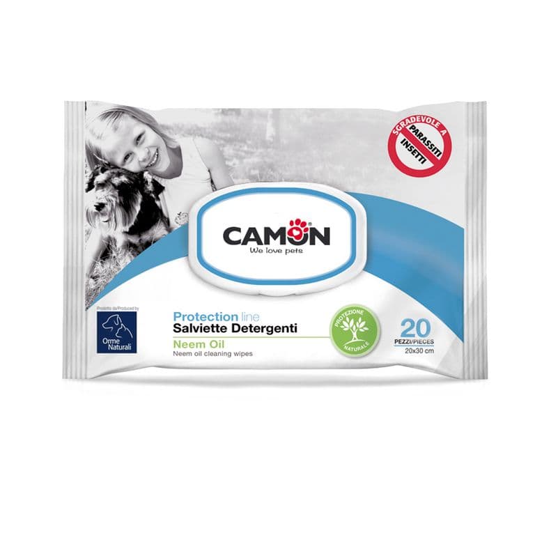 Toallitas Humedas Aceite de Neem Perros y Gatos 20un