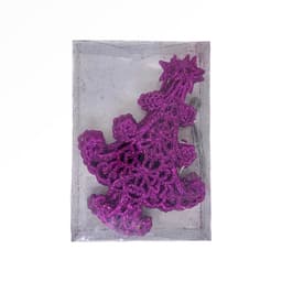 Set X12 Adornos Arbol Pino Fucsia