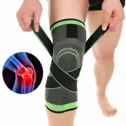 Rodillera Meniscos Soporte Rotula Doble Banda Sujecion 202 Verde 2XL