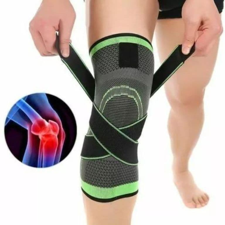Rodillera Meniscos Soporte Rotula Doble Banda Sujecion 202 Verde 2XL