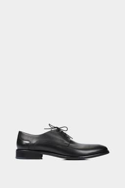 Velez Zapatos Cordon Formal Humanista Cuero Hombre Liso Negro Negro 44