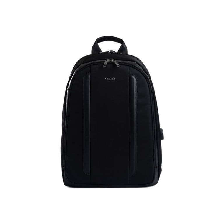 Velez Mochila Lona Oviedo Monocromatico Negro Negro TALLA UNICA
