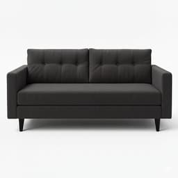 Sofa 3 Cuerpos Paris - Negro Repelente a Liquidos
