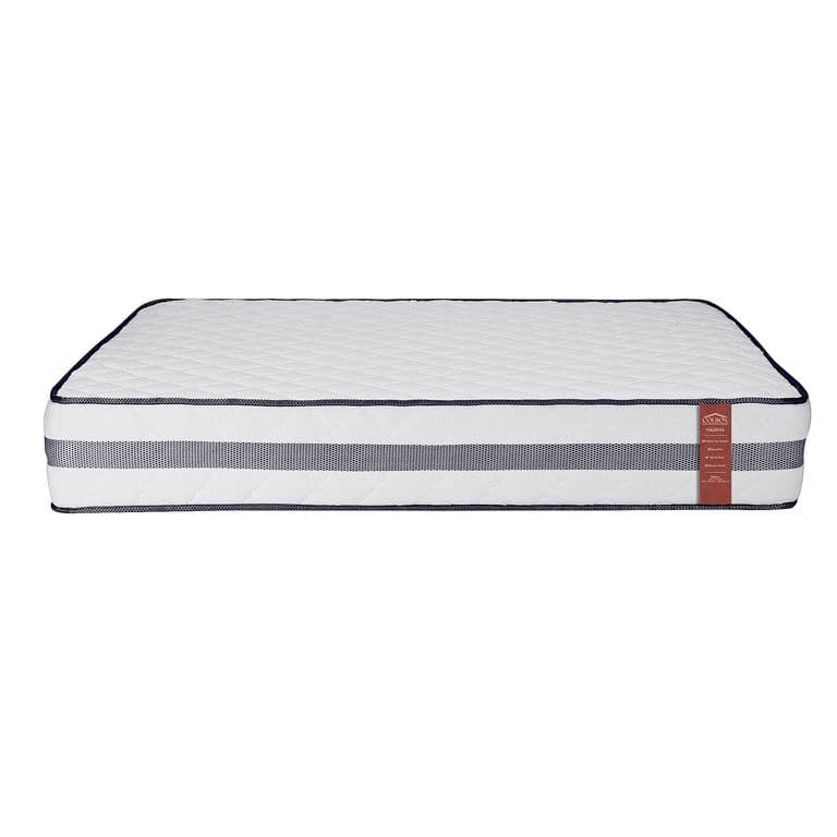 Colchon Valdivia 1.5 Plazas Gris 105x190x30 Cm Resorte Bonell Dual Side Alta Densidad