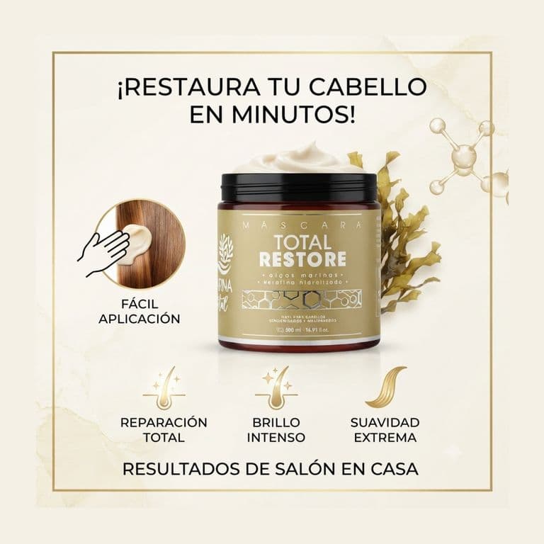Mascara Restauracion Total 500 ml