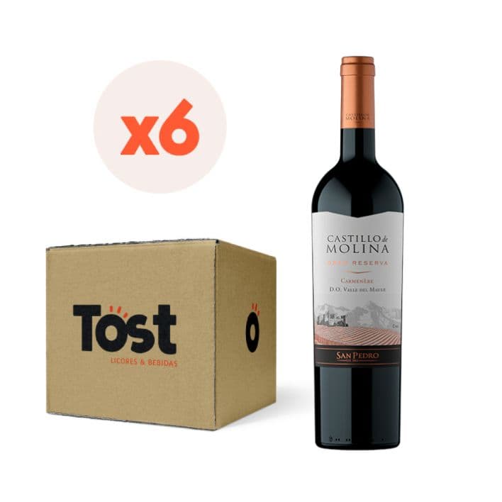 6x Vino Gran Reserva Carmenere 14 750cc