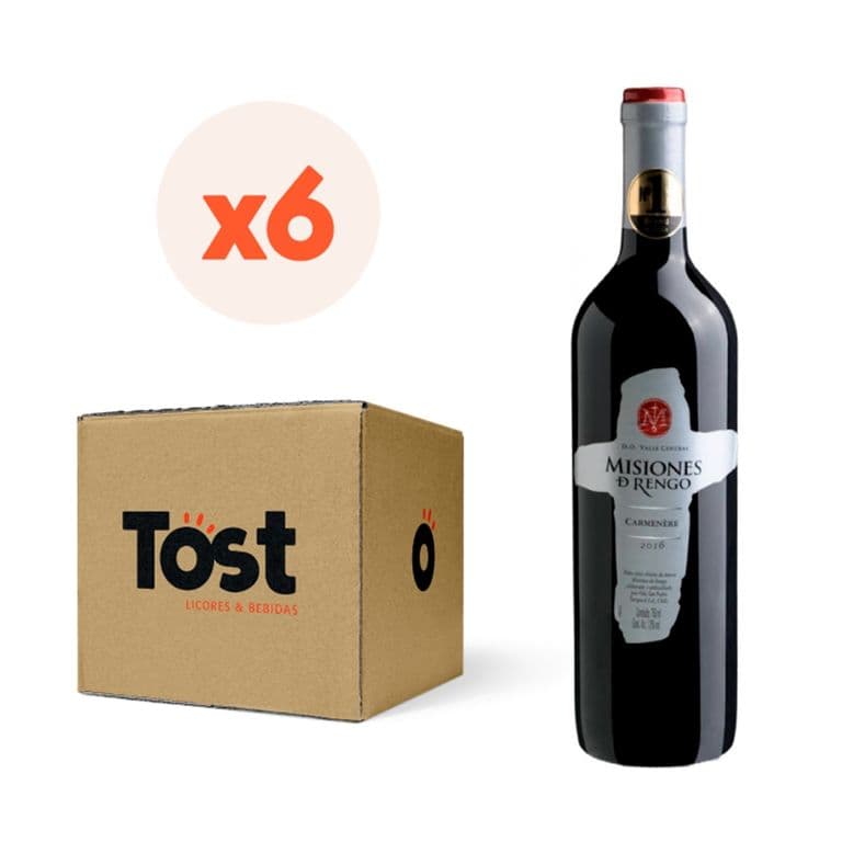 6x Vino Varietal Carmenere 12,5 750cc