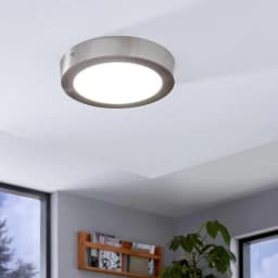 PLAFON PANEL LED 18W SILVER REDONDO 3000K