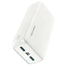 PowerBank Bateria Externa Puerto USB-C 20.000Mah 2.4A Blanco