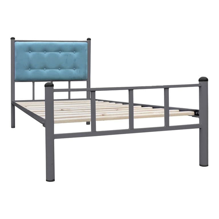 Cama Casual 1 Plaza Grafito/Calipso.