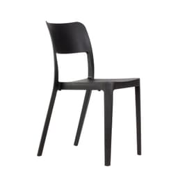 Silla Vita Negra Resistencia y Estilo en un Diseno Monoblock