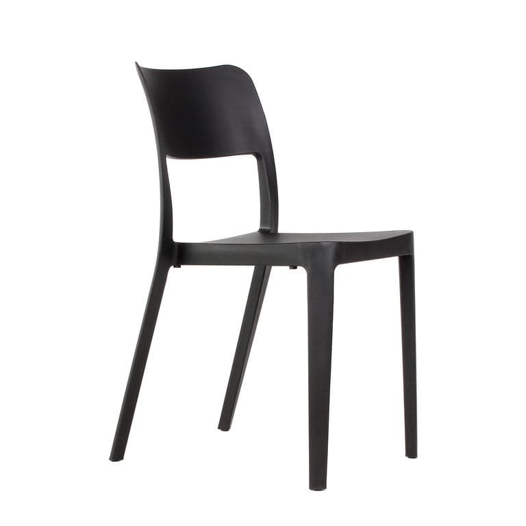 Silla Vita Negra Resistencia y Estilo en un Diseno Monoblock