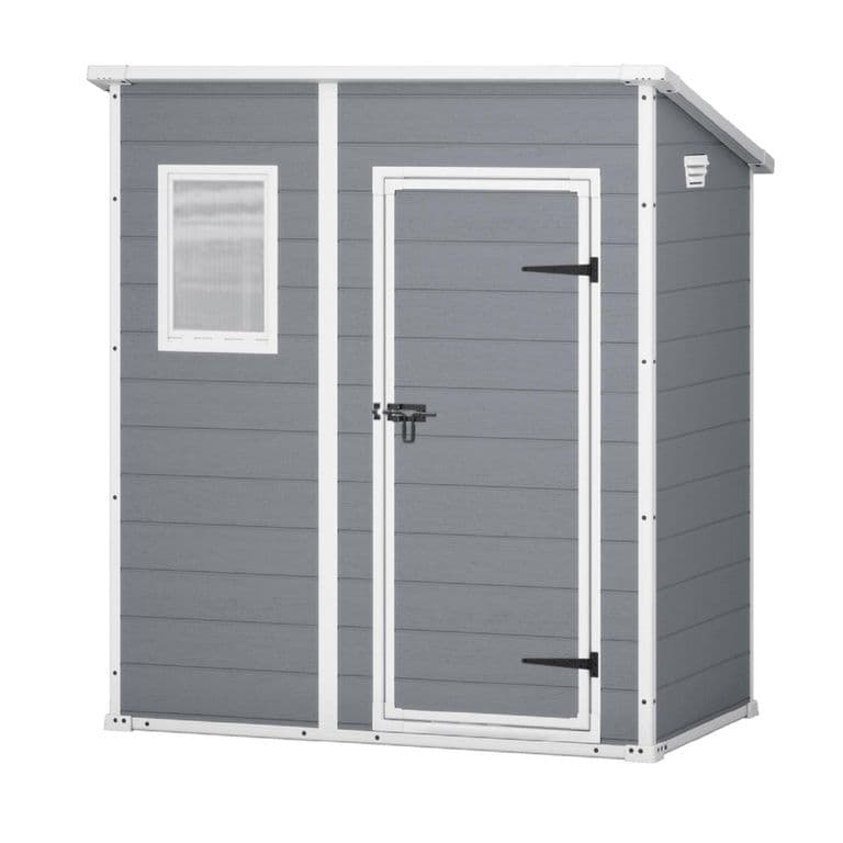 Bodega De Jardin Manor Pent 6x4 - 200x183x111 Cm - Gris oscuro